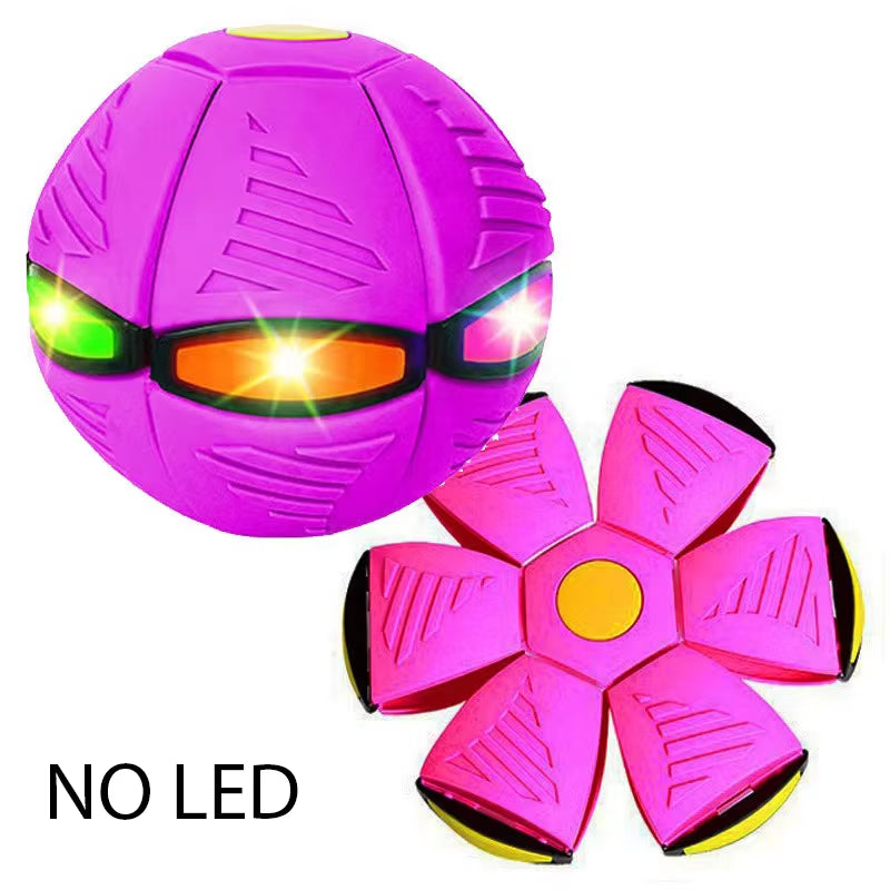 Frisbee Elastic Ball Novel Deformation Toy Outdoor Sports Toy Magic Beach Garden Frisbee Ball Parent-Child Gathering Game