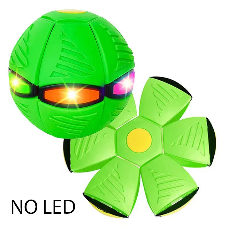 Frisbee Elastic Ball Novel Deformation Toy Outdoor Sports Toy Magic Beach Garden Frisbee Ball Parent-Child Gathering Game