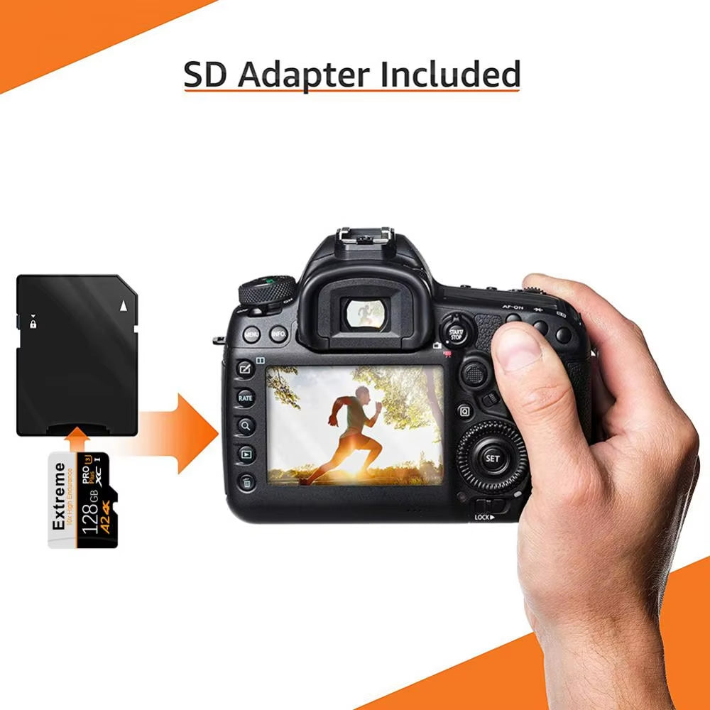 2TB Micro TF Card High Speed 1TB 256GB 512GB TF Flash Card 64GB 128GB Memory Card for Smartphone/Surveillance Camera