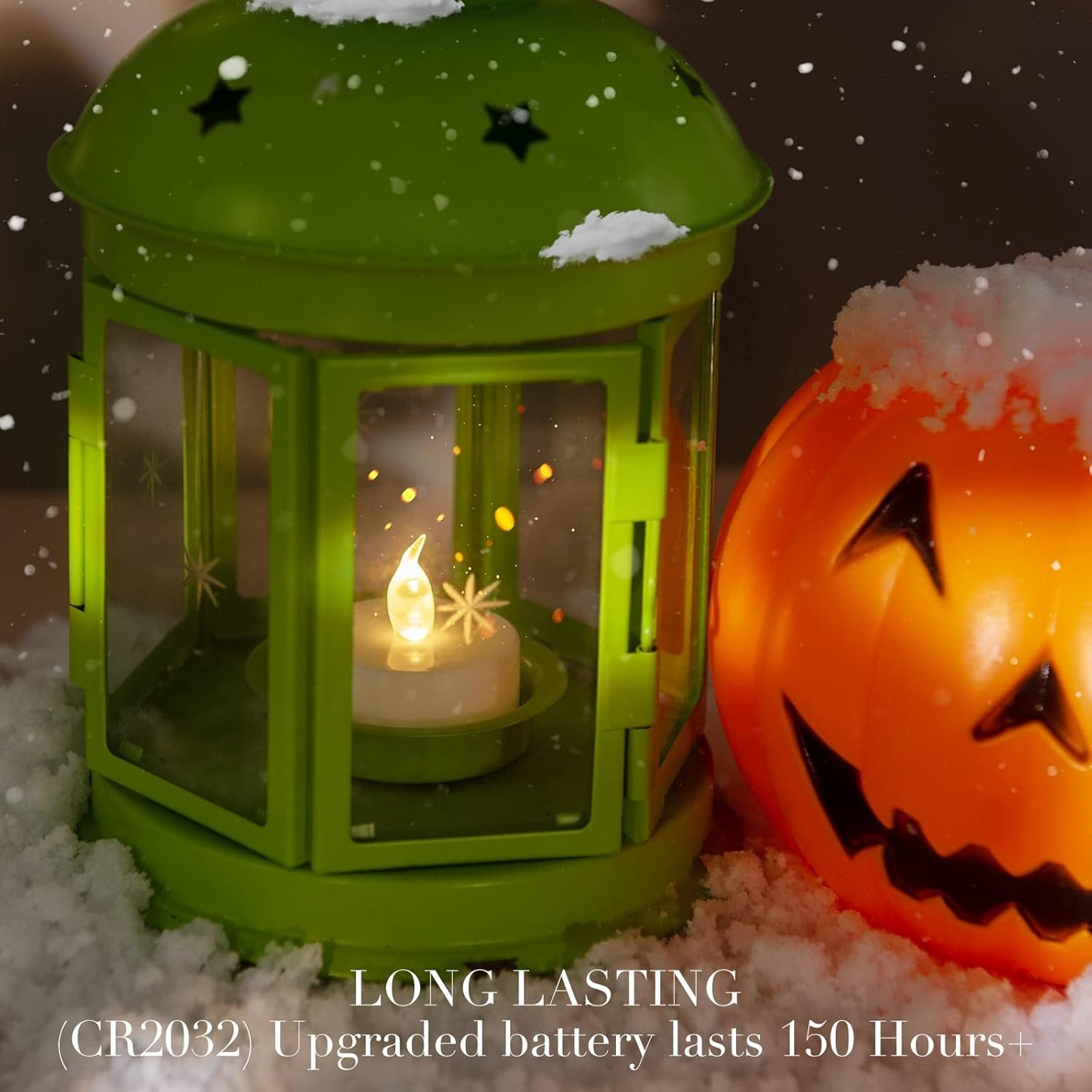 Battery Operated Tea Lights Candles Flickering Flameless Tealights Candle LED Electric Tea Light 200+Hours Battery Powered for Christmas and Home Decor(Warm White 50PACK)