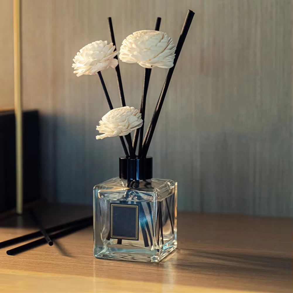 3Pcs Flower Rattan Reeds Fragrance Diffuser Non-Fire Replacement Refill Sticks Home Aromatic Incense