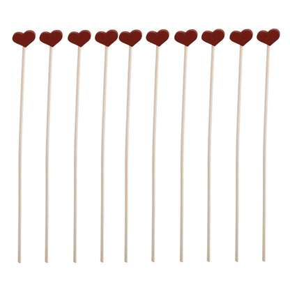 3Pcs Flower Rattan Reeds Fragrance Diffuser Non-Fire Replacement Refill Sticks Home Aromatic Incense