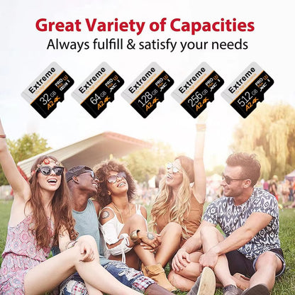 2TB Micro TF Card High Speed 1TB 256GB 512GB TF Flash Card 64GB 128GB Memory Card for Smartphone/Surveillance Camera