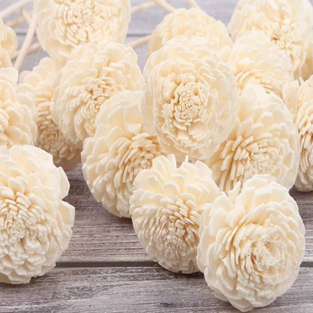 3Pcs Flower Rattan Reeds Fragrance Diffuser Non-Fire Replacement Refill Sticks Home Aromatic Incense